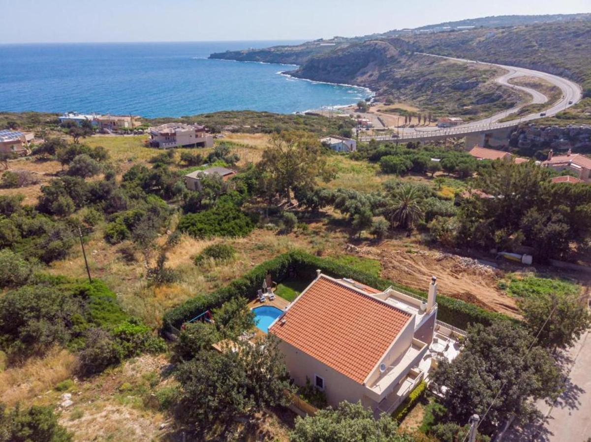 Villa Ellovos With Private Pool Rethymno Esterno foto