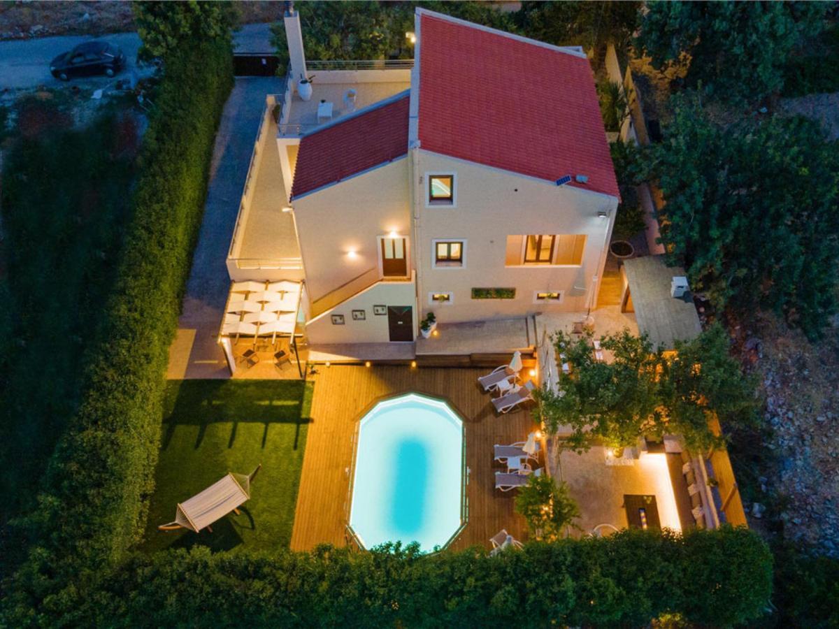 Villa Ellovos With Private Pool Rethymno Esterno foto