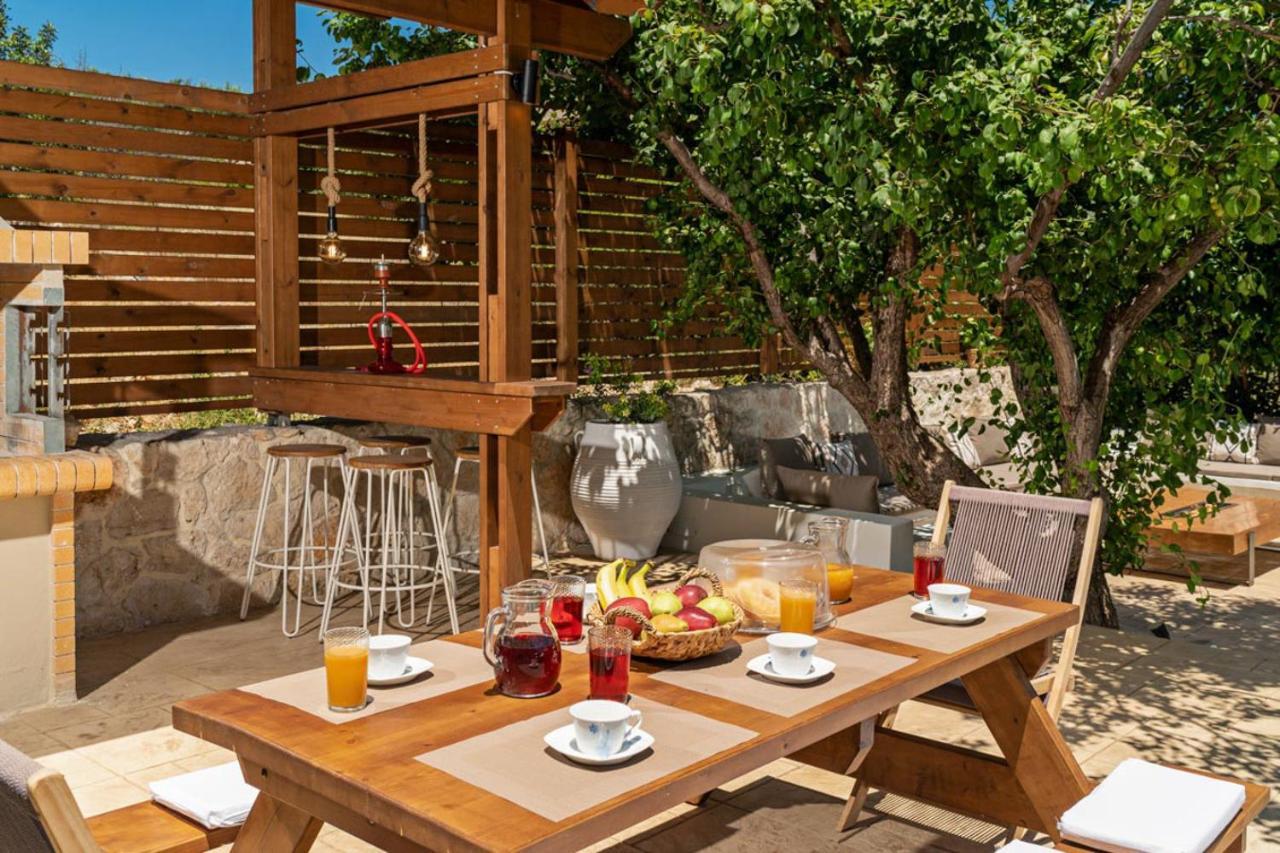 Villa Ellovos With Private Pool Rethymno Esterno foto