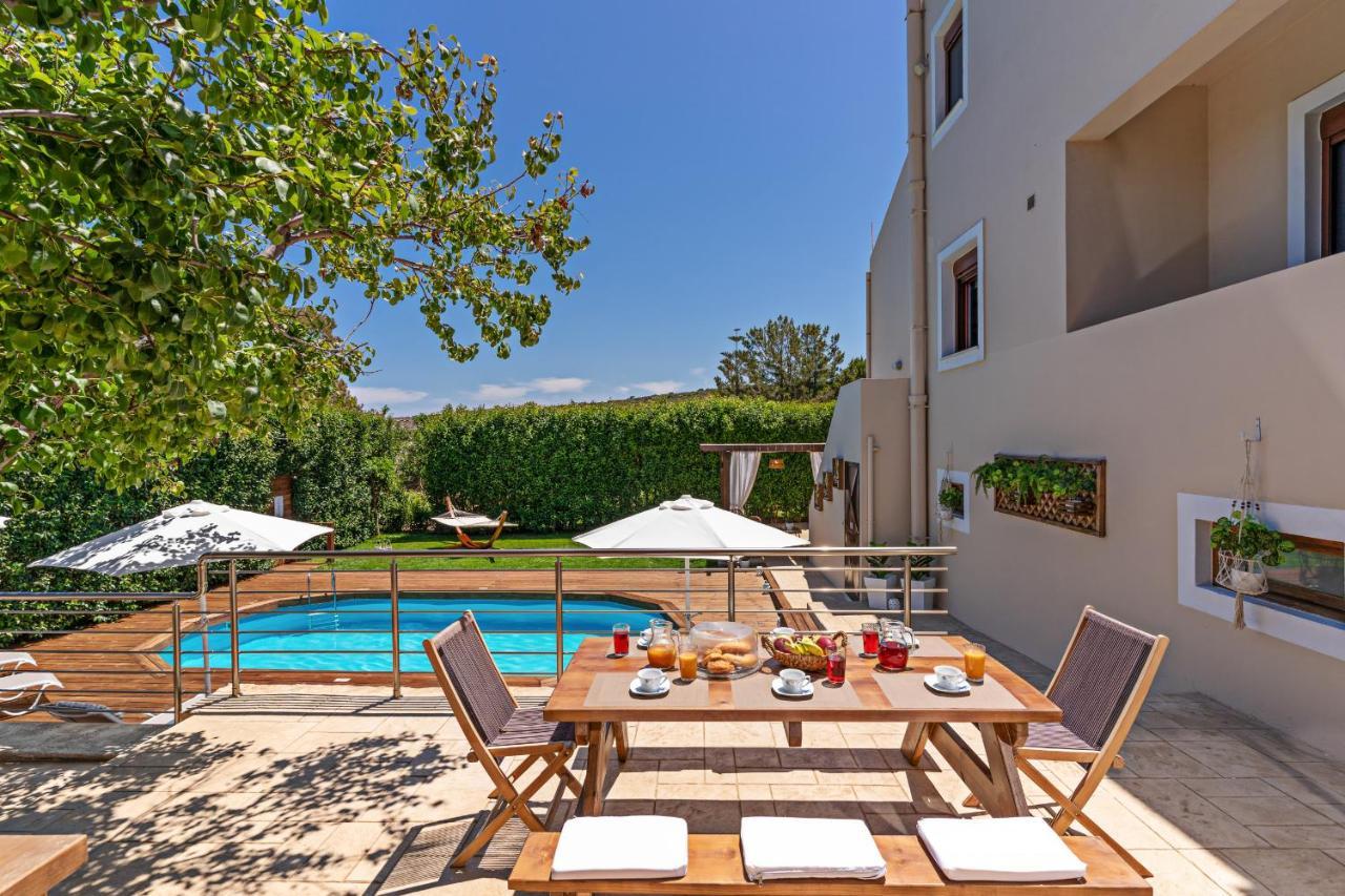 Villa Ellovos With Private Pool Rethymno Esterno foto